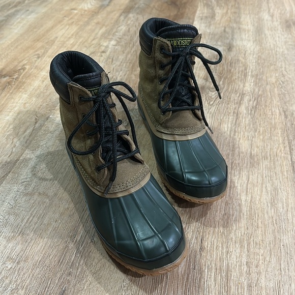 WOODSTOCK | Green and Brown Steel Shank Duck Boots - Picture 1 of 7